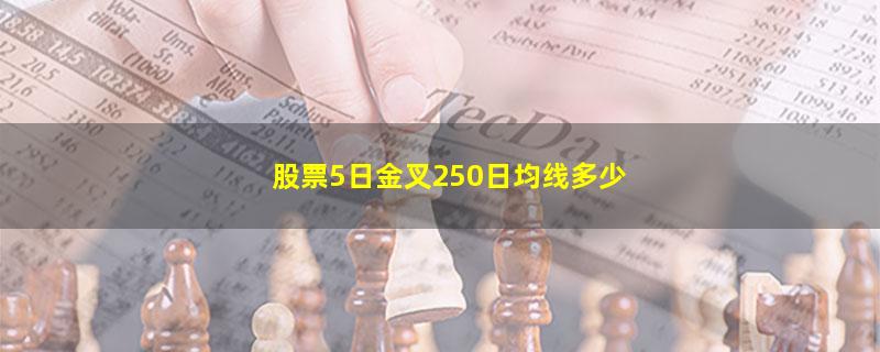 股票5日金叉250日均线多少