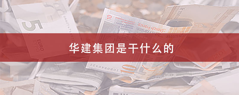 华建集团是干什么的？