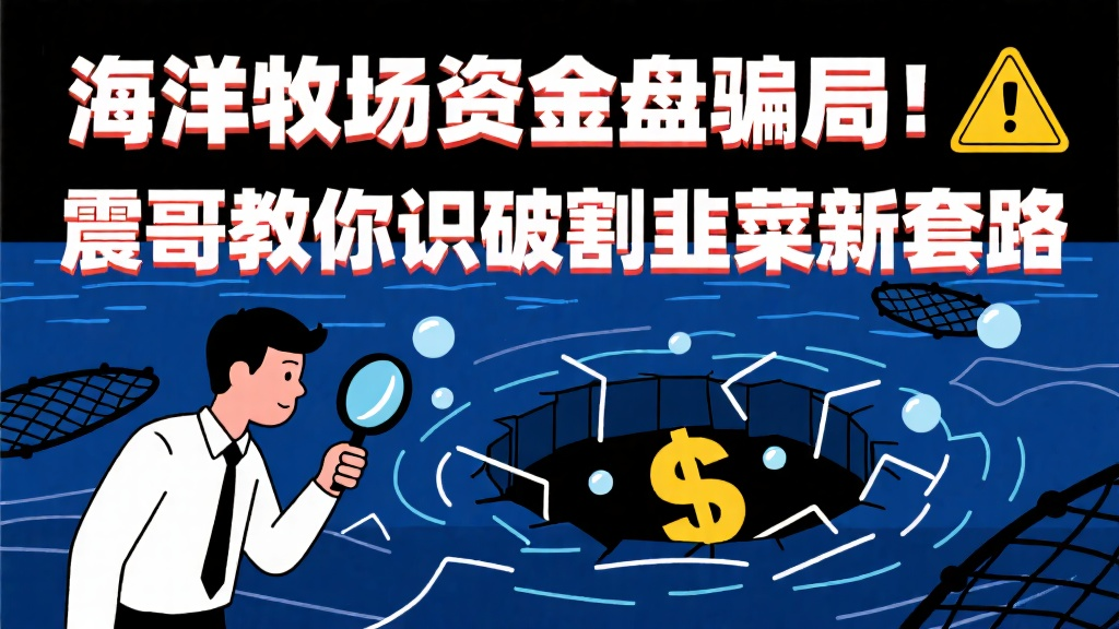 国家扶持"竟是惊天骗局！"海洋牧场APP"卷钱跑路，你的血汗钱正在被收割！