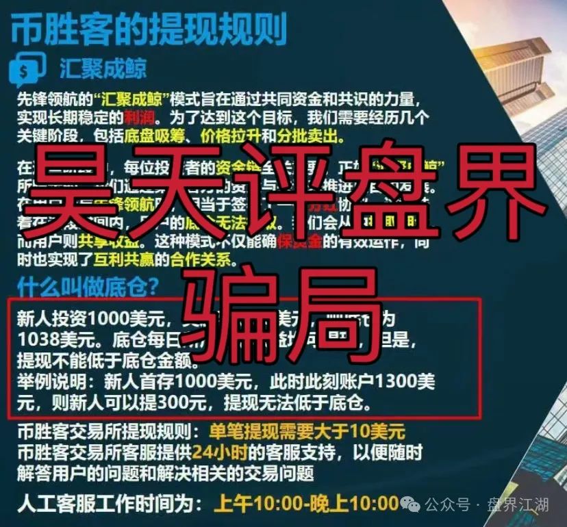 币胜客（先锋领航俱乐部）交易所跟单类资金盘骗局，已经开始单割，操盘手圈钱过亿，即将崩盘跑路！