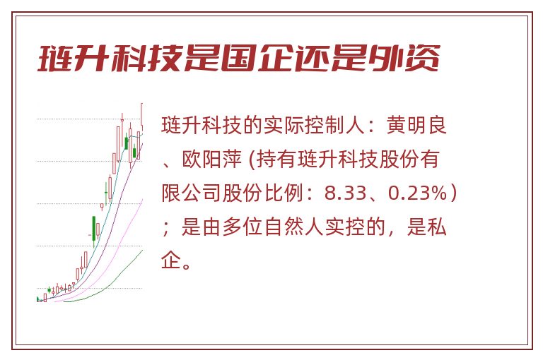 琏升科技是国企还是外资