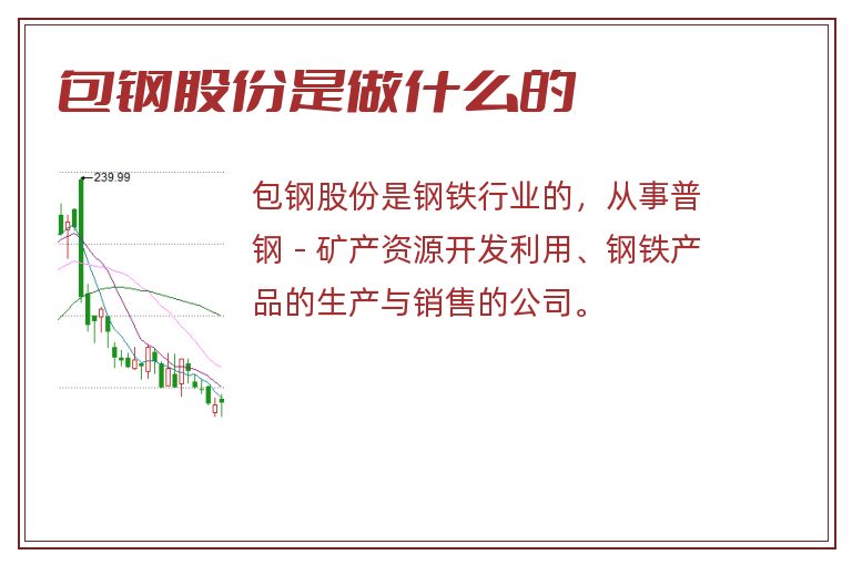 包钢股份是做什么的