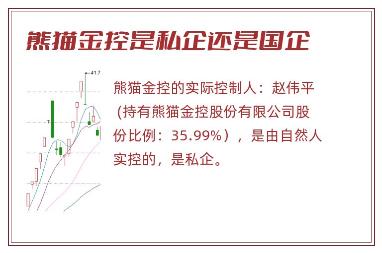 熊猫金控是私企还是国企