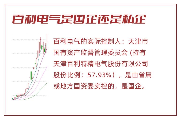 百利电气是国企还是私企
