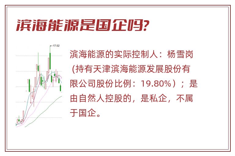 滨海能源是国企吗？