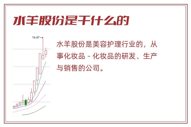 水羊股份是干什么的