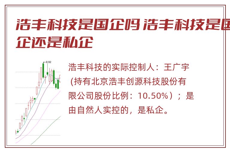 浩丰科技是国企吗 浩丰科技是国企还是私企.jpg 浩丰科技是国企吗.jpg