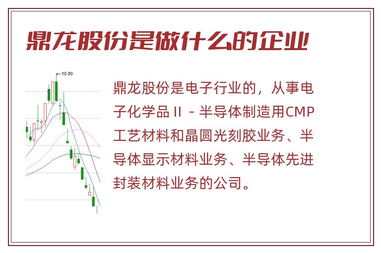 鼎龙股份是做什么的企业