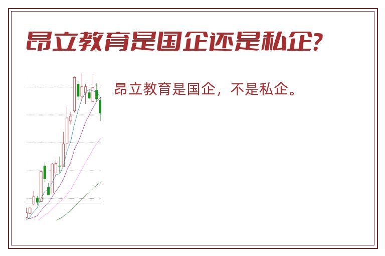 昂立教育是国企还是私企？