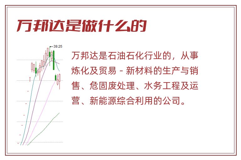 万邦达是做什么的