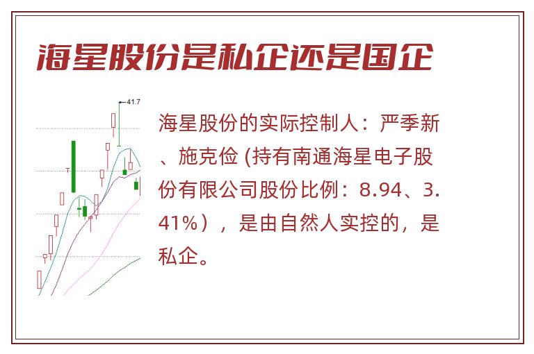海星股份是私企还是国企