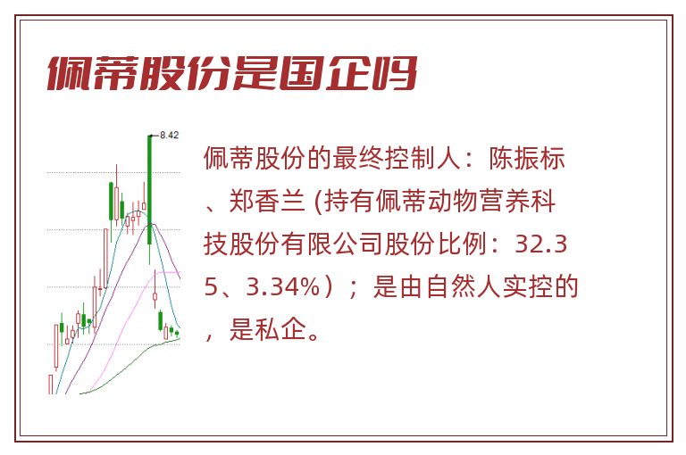 佩蒂股份是国企吗