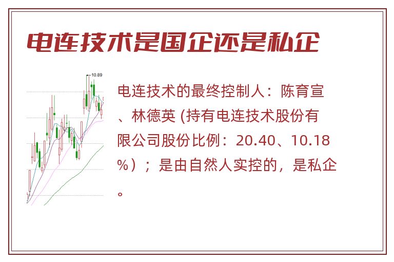 电连技术是国企还是私企