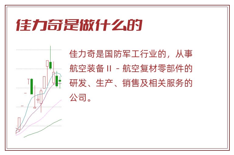 佳力奇是做什么的
