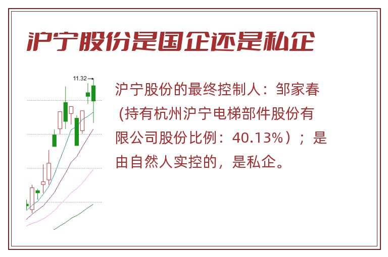 沪宁股份是国企还是私企