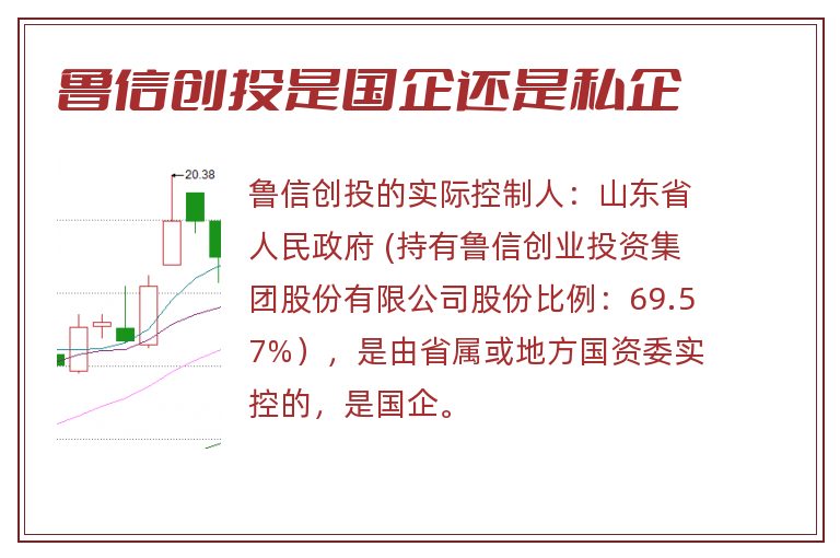 鲁信创投是国企还是私企