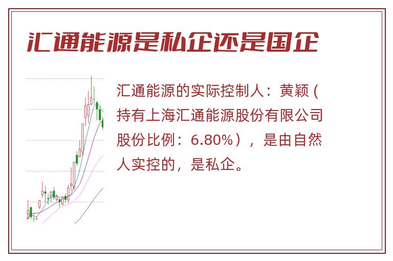 汇通能源是私企还是国企