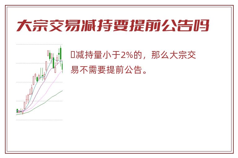 大宗交易减持要提前公告吗.jpg 大宗交易,大宗交易减持要提前公告吗.jpg