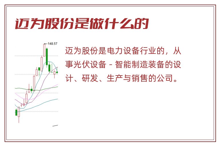 迈为股份是做什么的