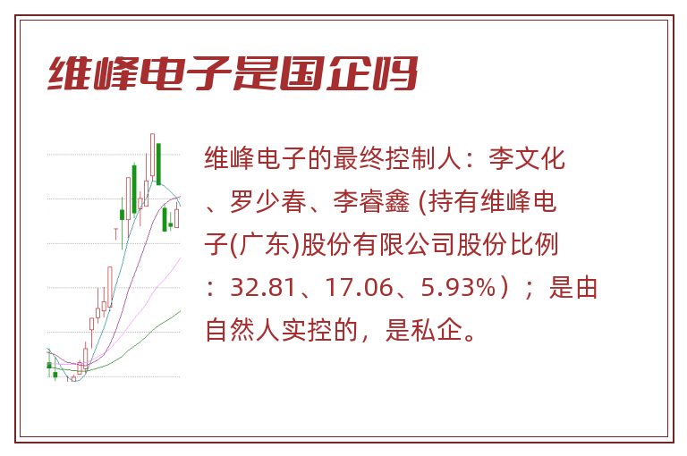 维峰电子是国企吗.jpg 维峰电子,维峰电子是国企吗.jpg