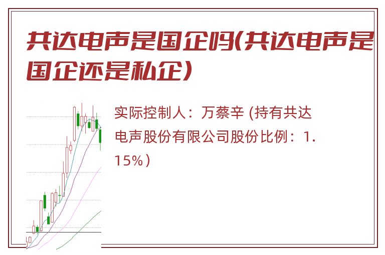 共达电声是国企吗(共达电声是国企还是私企).jpg 共达电声,共达电声是国企吗,共达电声是国企还是私企.jpg
