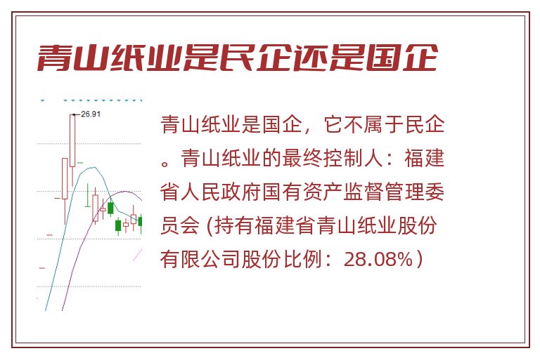 青山纸业是民企还是国企