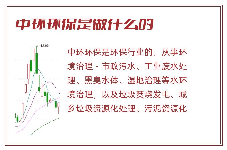 中环环保是做什么的