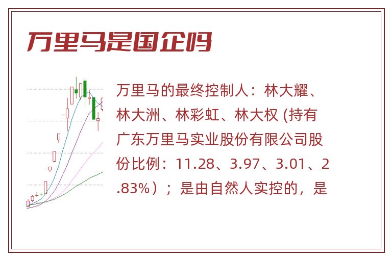 万里马是国企吗