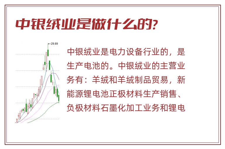 中银绒业是做什么的?