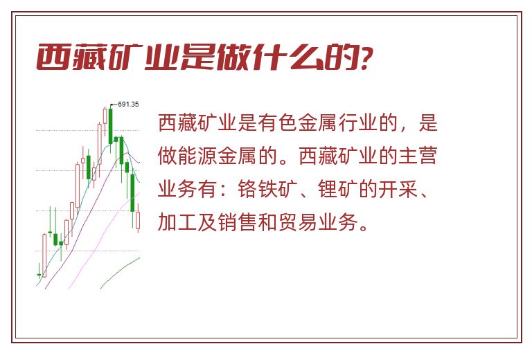 西藏矿业是做什么的?