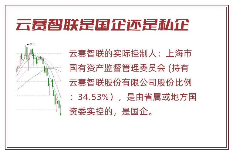 云赛智联是国企还是私企