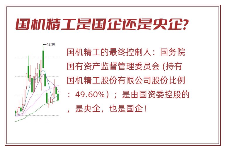 国机精工是国企还是央企？