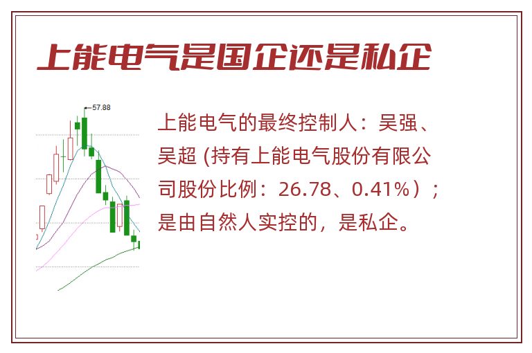 上能电气是国企还是私企