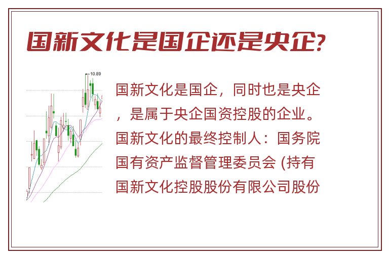 国新文化是国企还是央企?