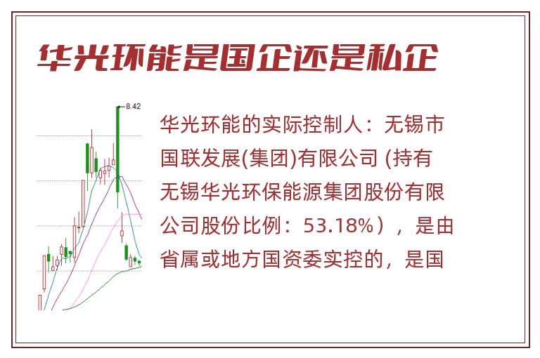 华光环能是国企还是私企