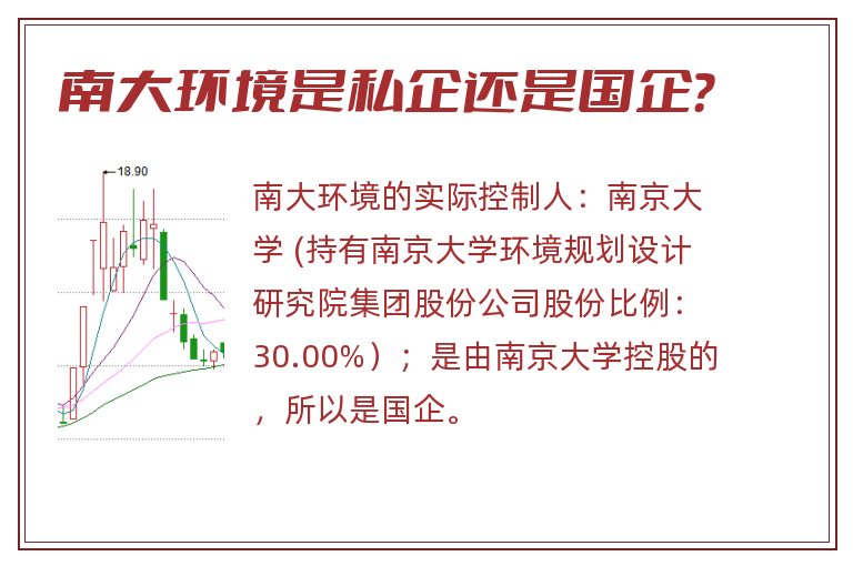 南大环境是私企还是国企？