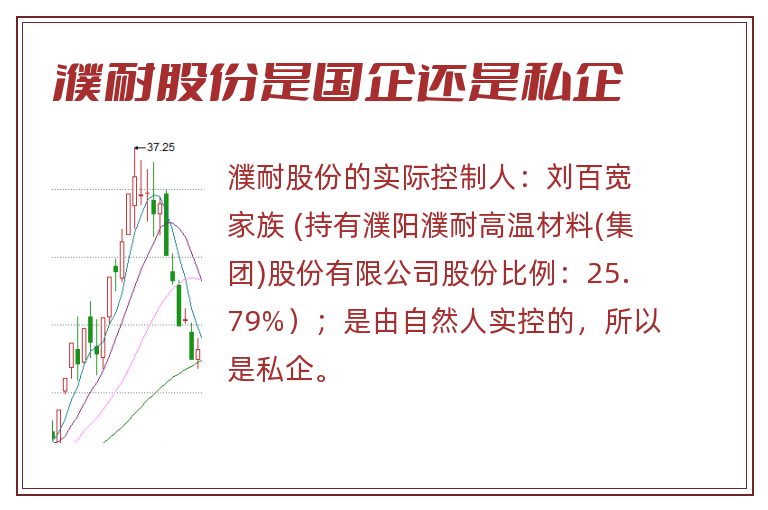 濮耐股份是国企还是私企