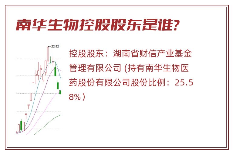 南华生物控股股东是谁？