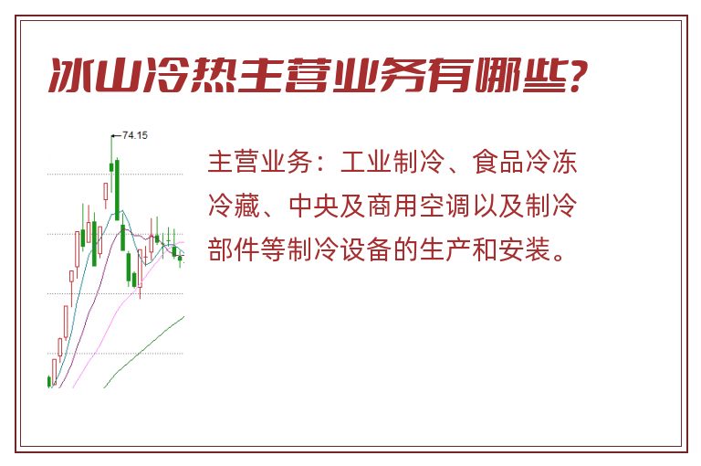 冰山冷热主营业务有哪些？