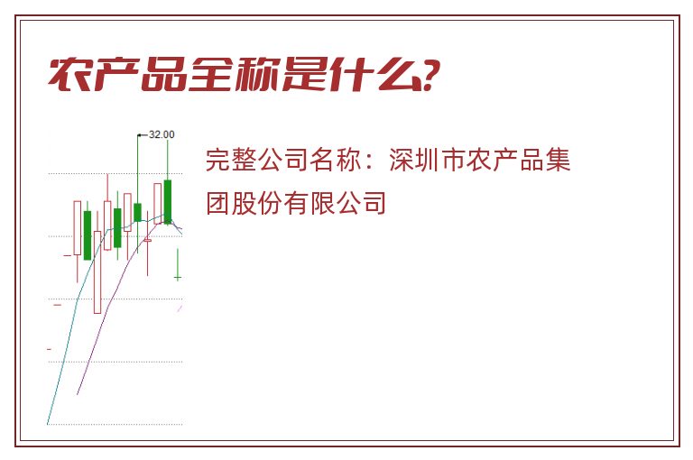 农产品全称是什么？