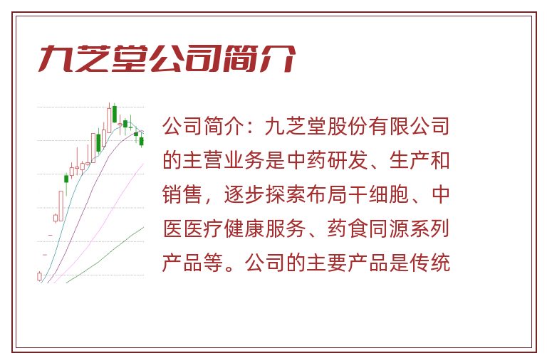 九芝堂公司简介