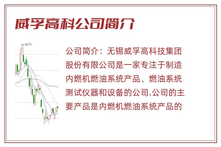 威孚高科公司简介