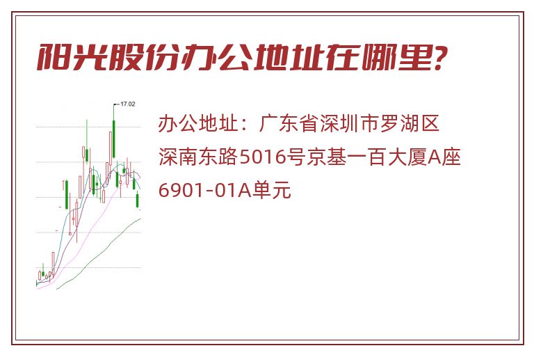 阳光股份办公地址在哪里？