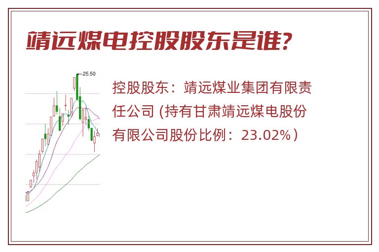 靖远煤电控股股东是谁？