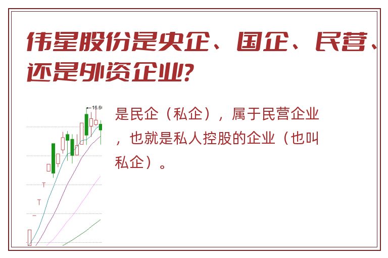伟星股份是央企、国企、民营、还是外资企业？