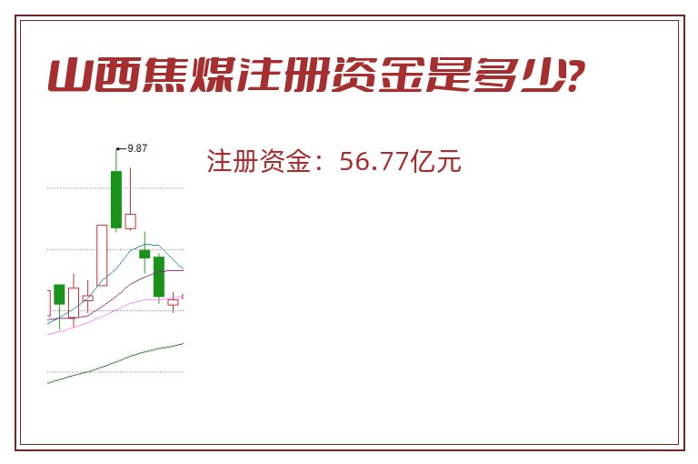 山西焦煤注册资金是多少？