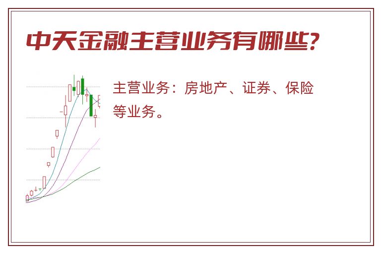 中天金融主营业务有哪些？