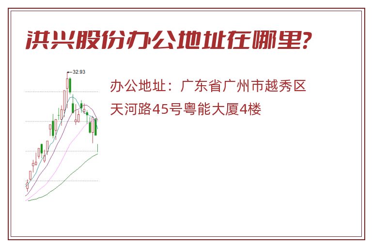 洪兴股份办公地址在哪里？