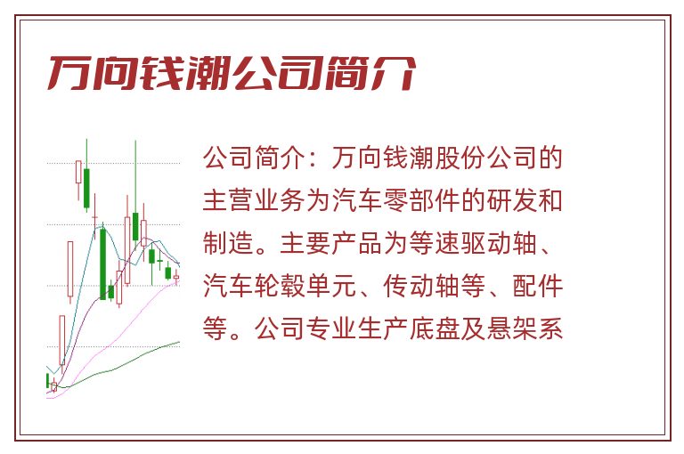 万向钱潮公司简介