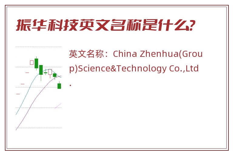 振华科技英文名称是什么？